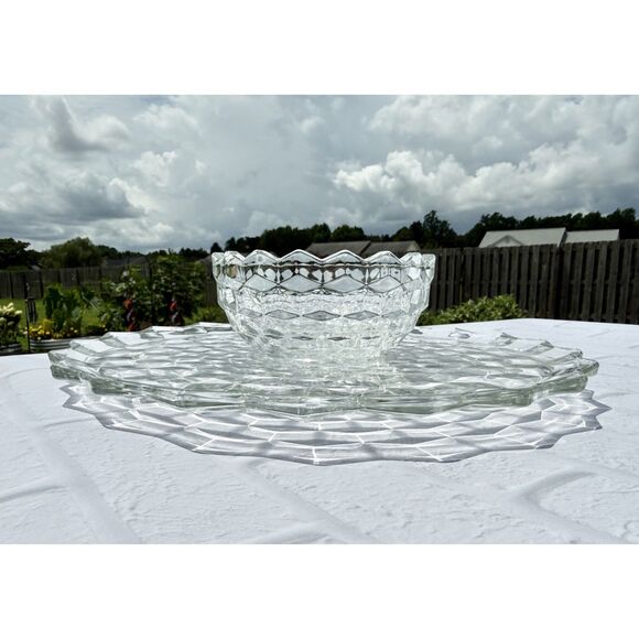 Other - Stunning Vintage Cubic Chip & Dip Set